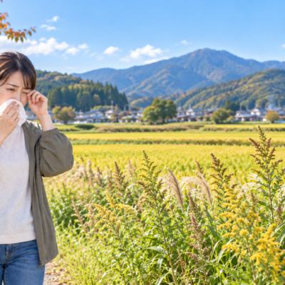 9月は秋花粉のシーズン