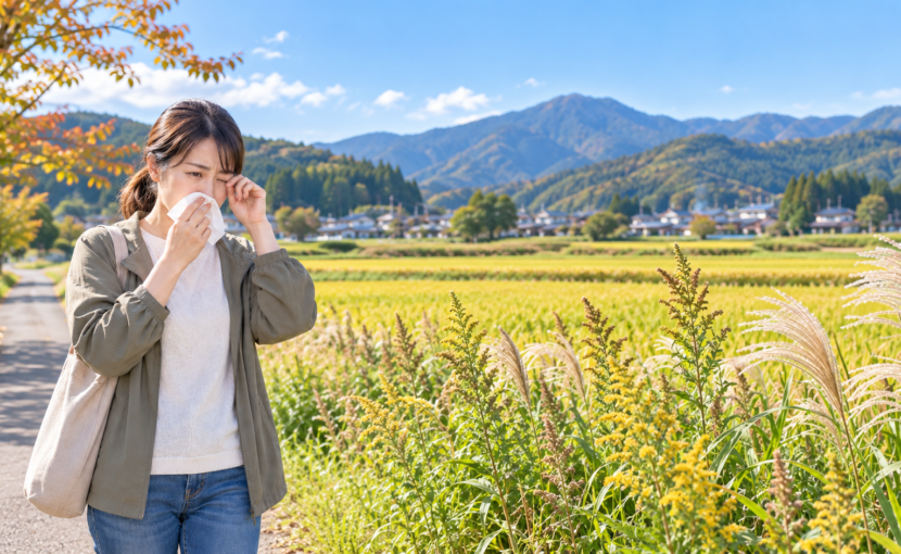 9月は秋花粉のシーズン
