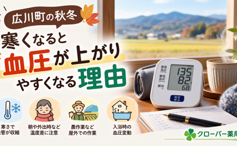 寒い季節の血圧ケア